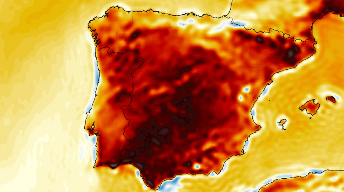 Anomalia temperatury mierzona na wysokości 2 m nad powierzchnią gruntu 31.05