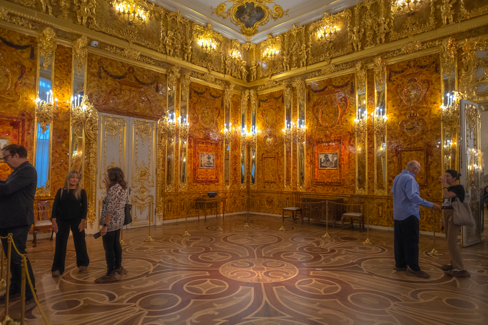 Bursztynowa Komnata, kopia w Rosji w Carskim Siole