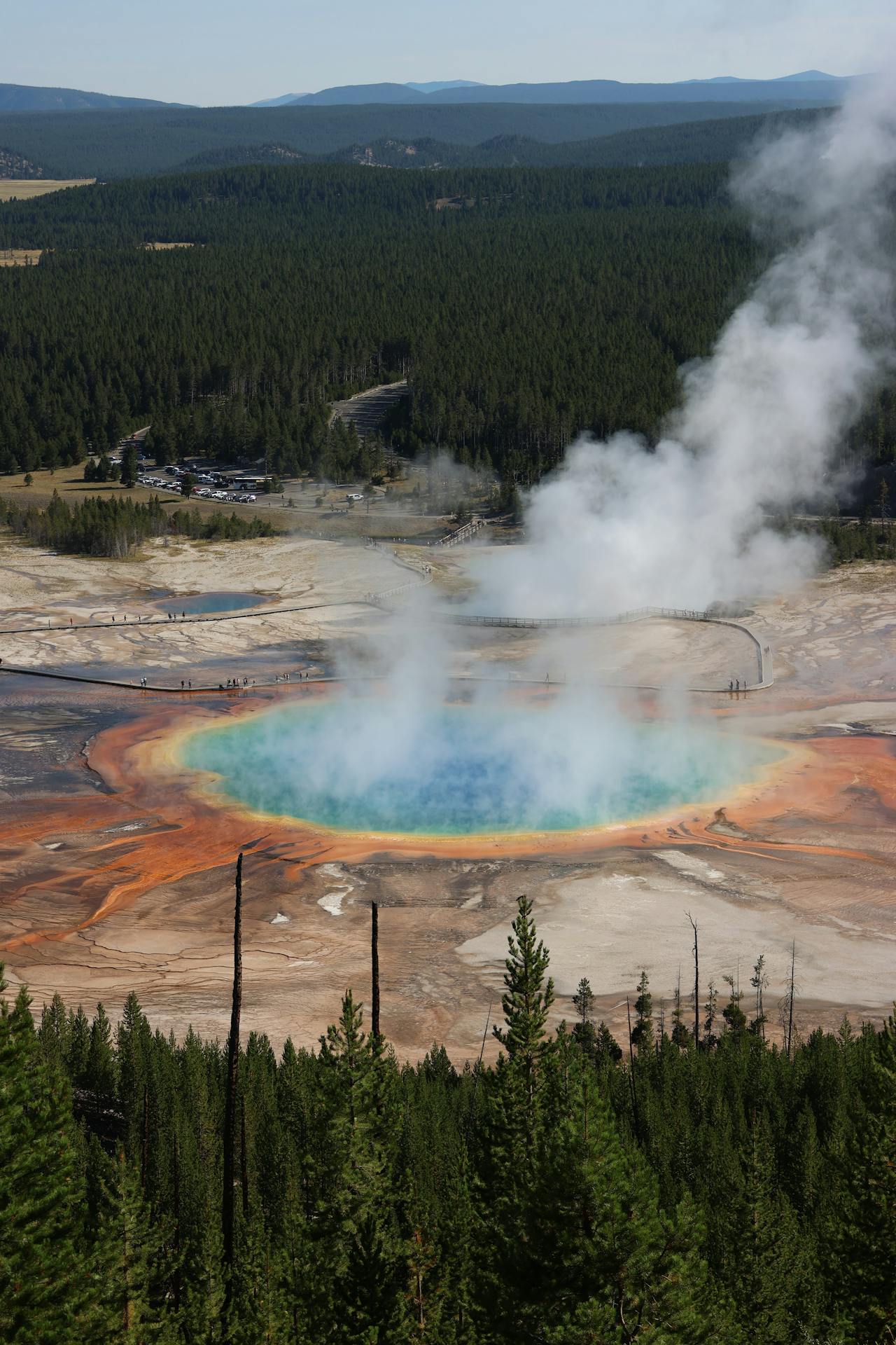 gorące źródła w Yellowstone National Park