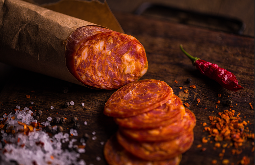 Hiszpania, pikantna kiełbasa chorizo