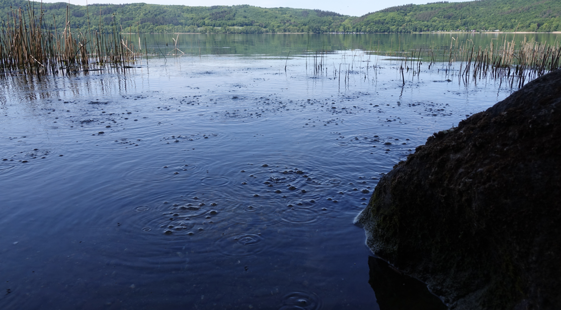 jezioro Laacher See, mofety
