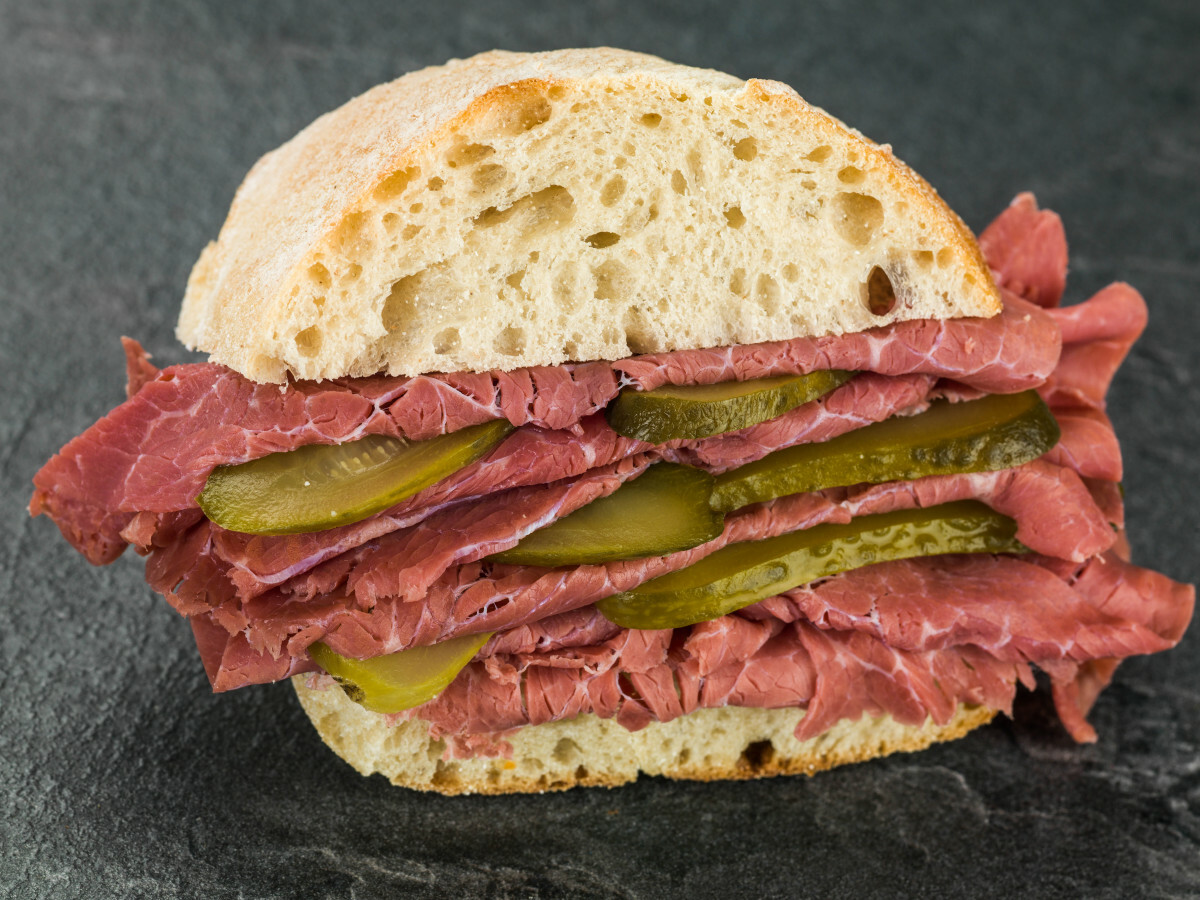 kanapka z pastrami