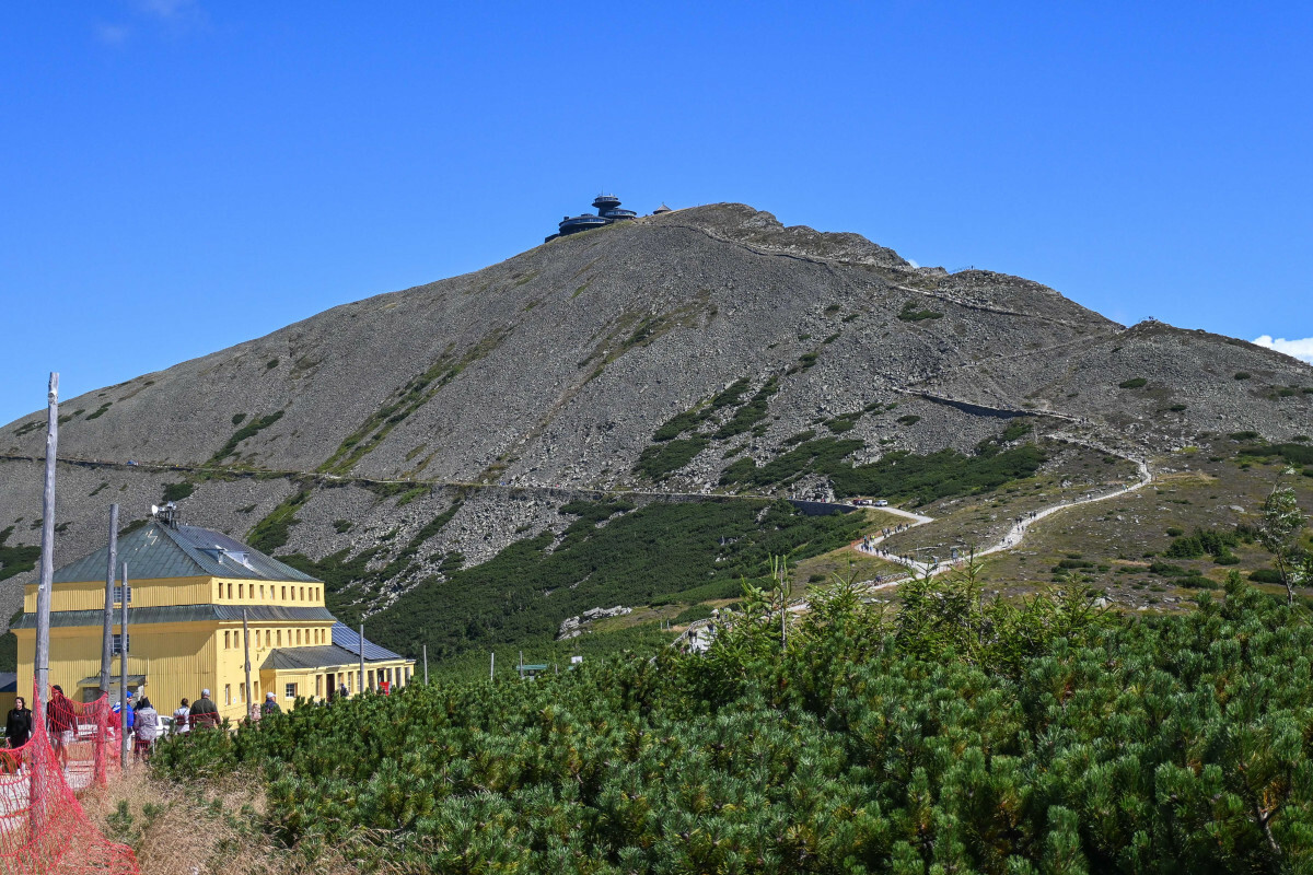 Karpacz, szlak i wejście na Śnieżkę