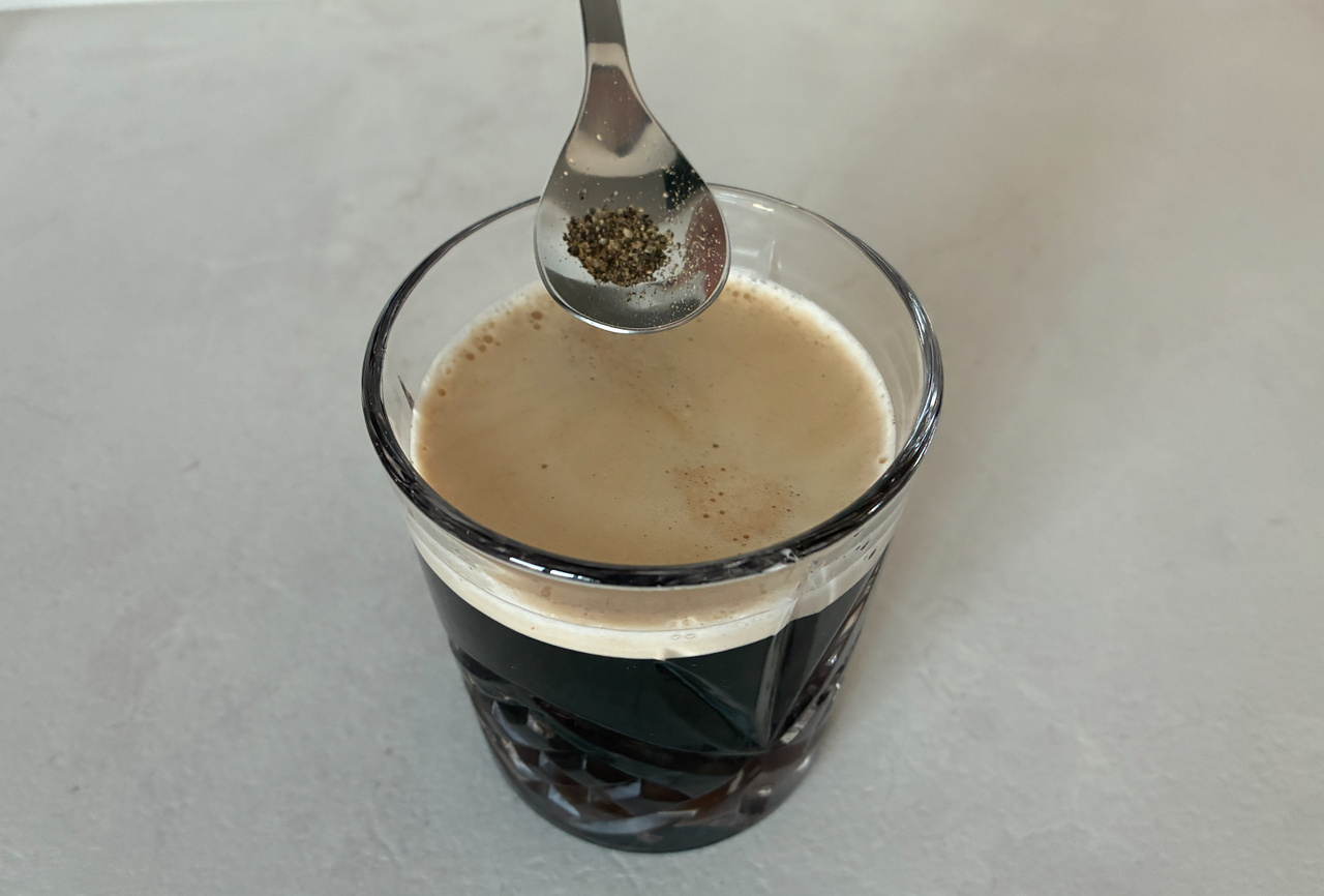 Kawa z pieprzem