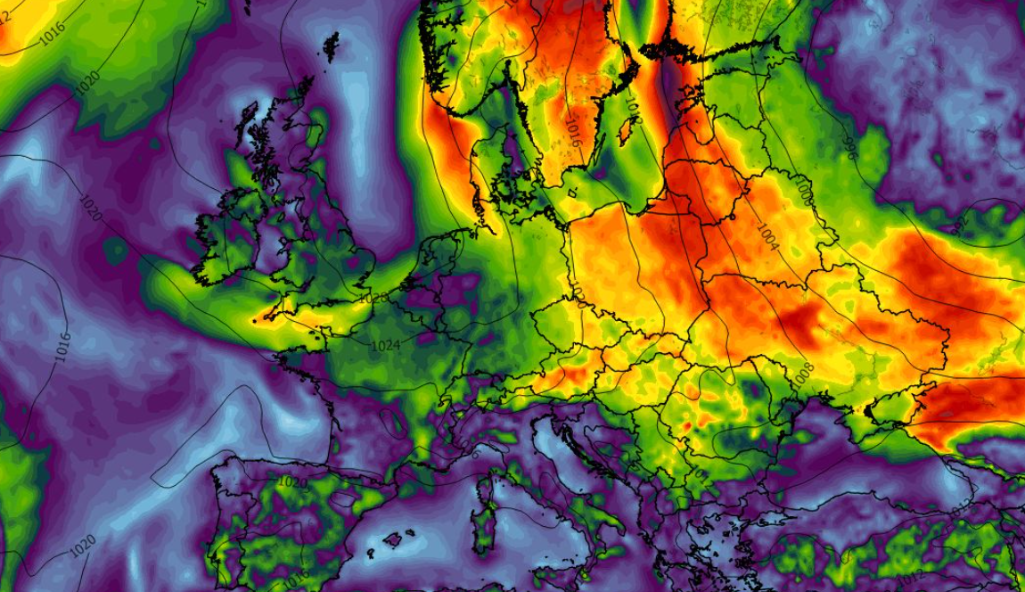 Maksymalny poryw wiatru na wysokości 10 m w ciągu ostatnich 6 h (km/h) 27.05
