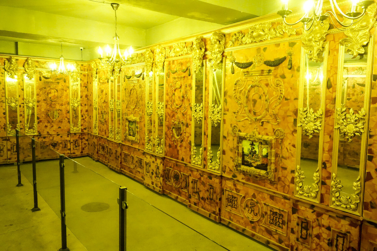 Mamerki, makieta Bursztynowej Komnaty