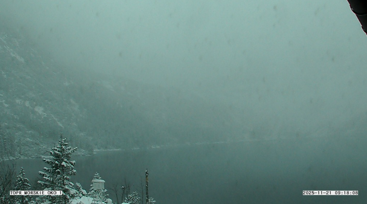 Morskie Oko , zima w Tatrach