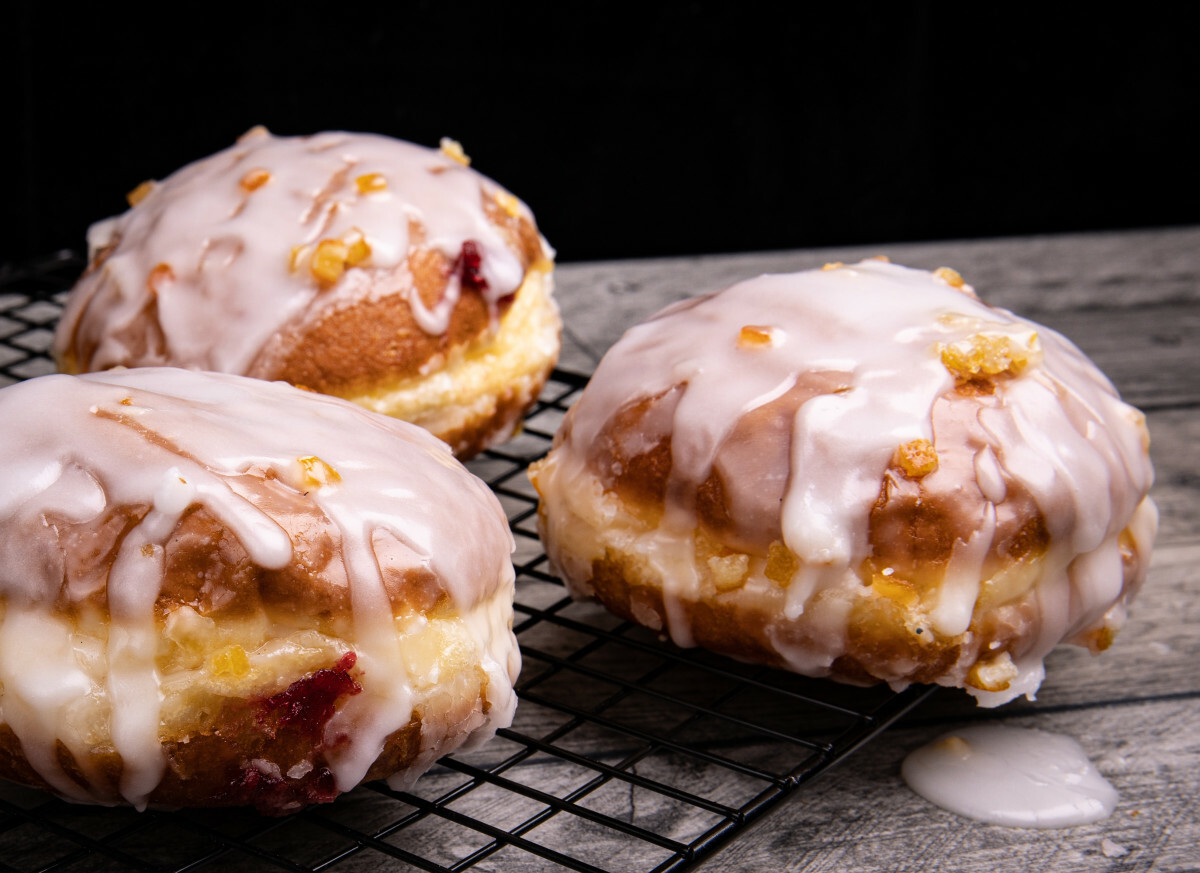 pączki z lukrem na tłusty czwartek