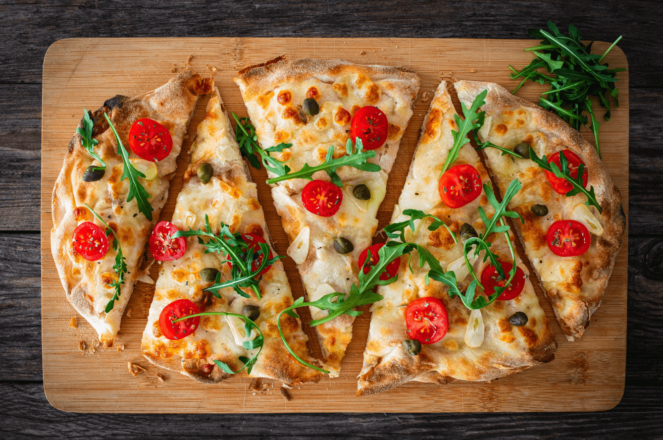 pinsa kontra pizza, kalorie i skład