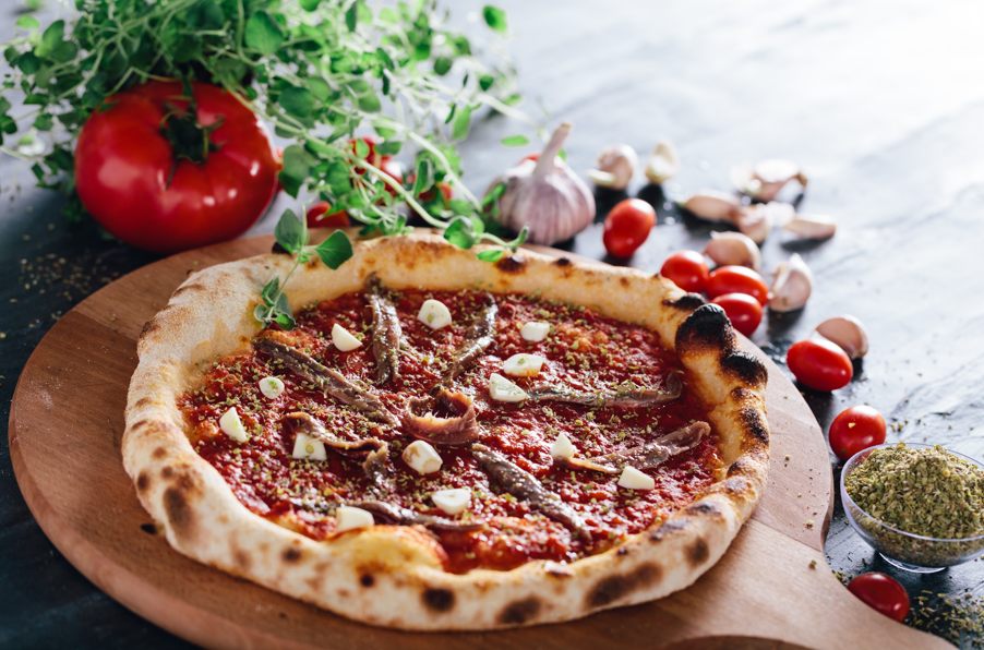 pizza z anchois