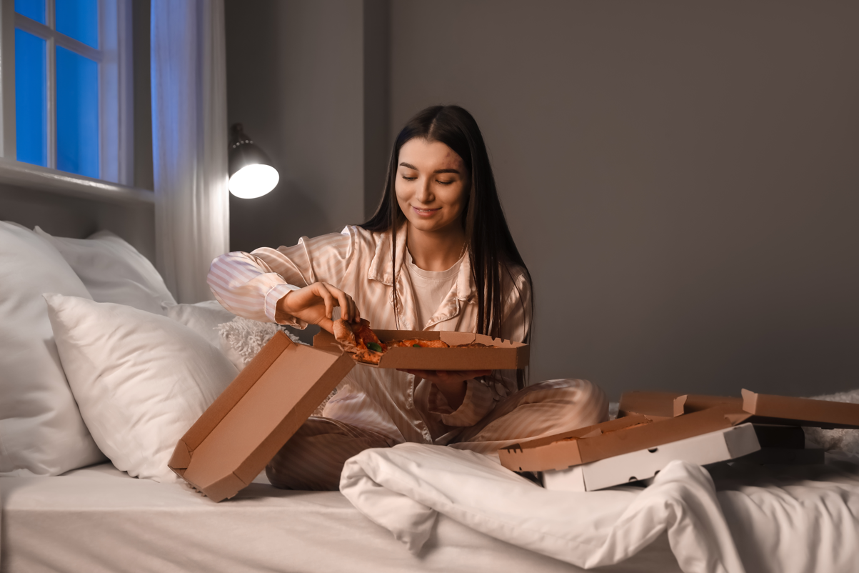 późna kolacja i jedzenie po 18