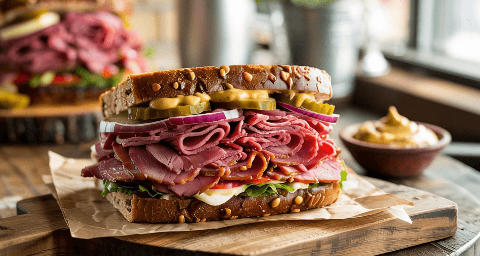 przepis na kanapkę z pastrami