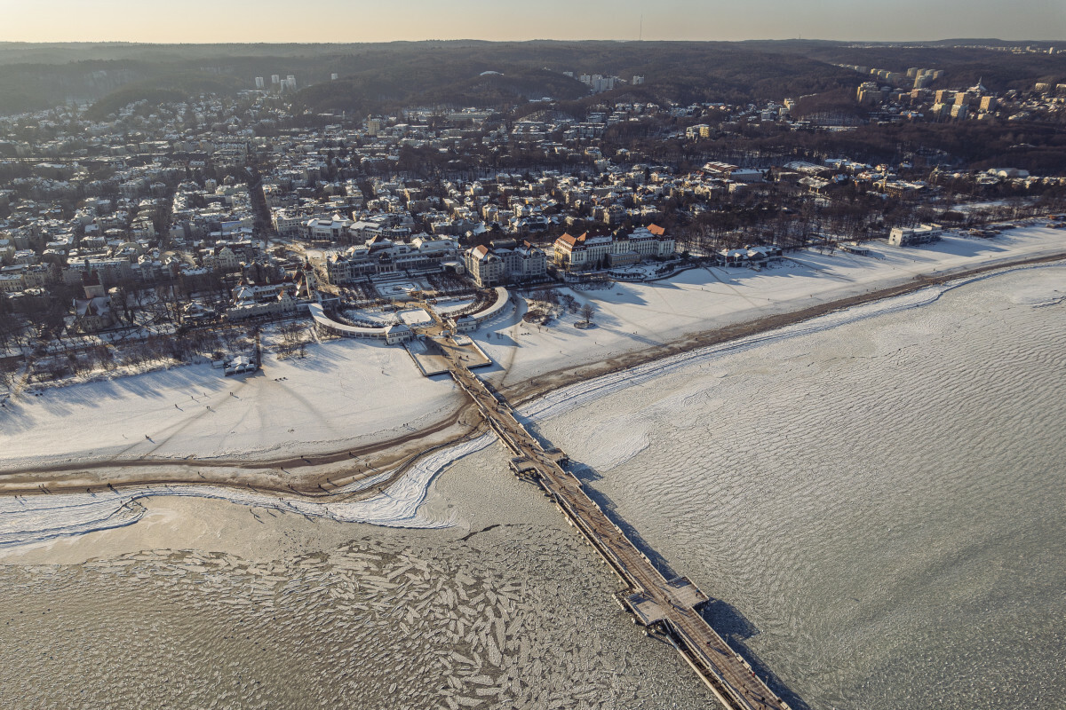 Sopot, Bałtyk zimą