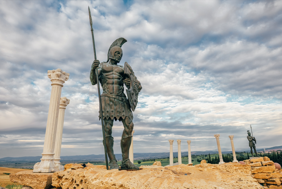 starożytny wojownik, mięśnie i dieta