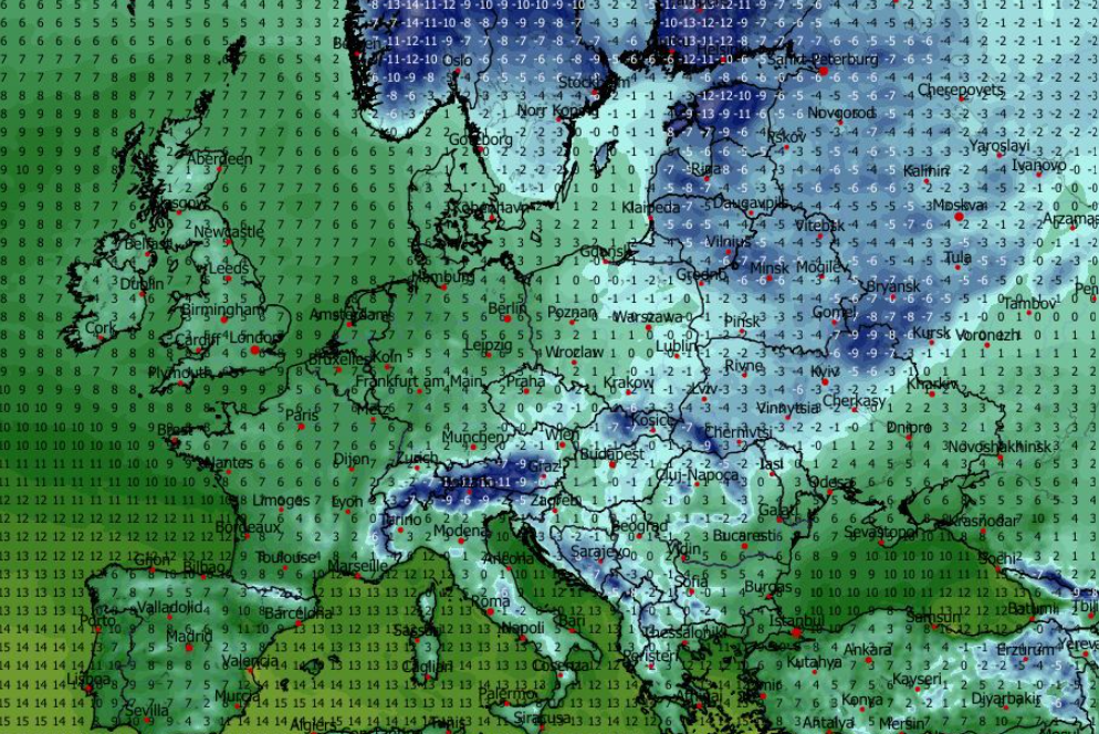 Temperatura minimalna 03.03