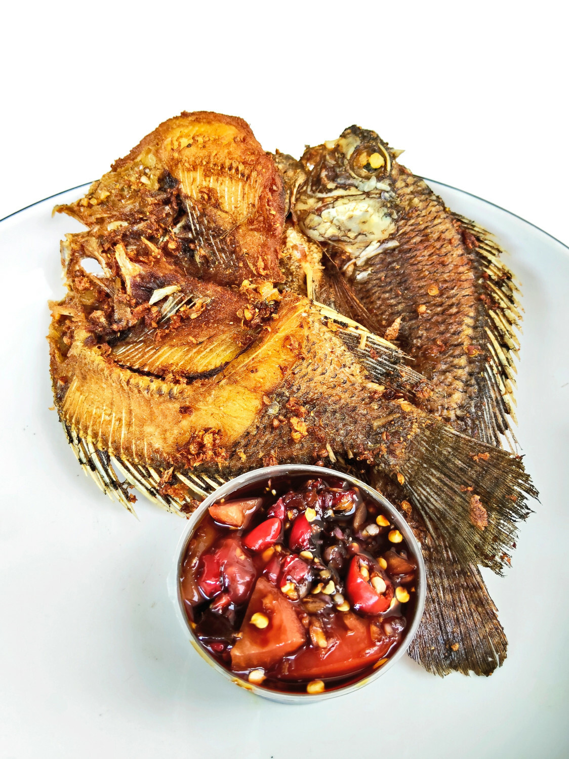 tilapia, ryba smażona