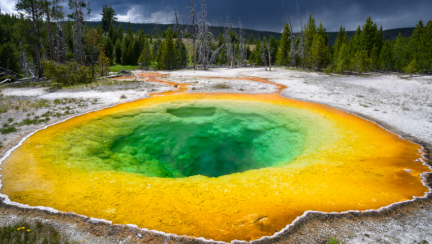 Wulkan Yellowstone, odkrycie i badania